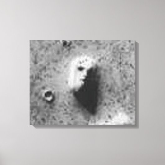 25. Juli 1976 Viking Orbiter 1 Bild (35a72) Leinwanddruck (Vorderseite)