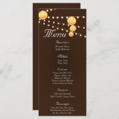 25 Karten Papier Laternen auf braunen Chinesen (Vorne/Hinten)