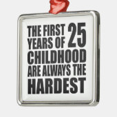 25 Kinder sind immer Ornament Aus Metall (Links)