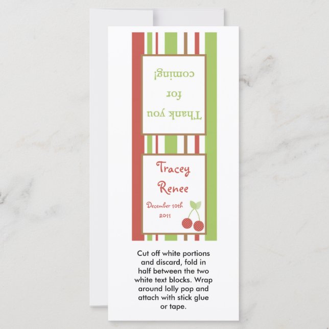 25 Lollipop Topper Farm Stalltiere (Vorderseite)