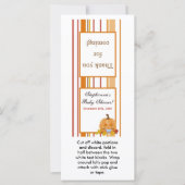 25 Lollipop Topper Herbst Pumpkin Baby (Vorderseite)