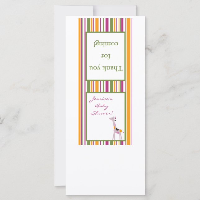 25 Lollipop Topper Sweet Safari (Vorderseite)