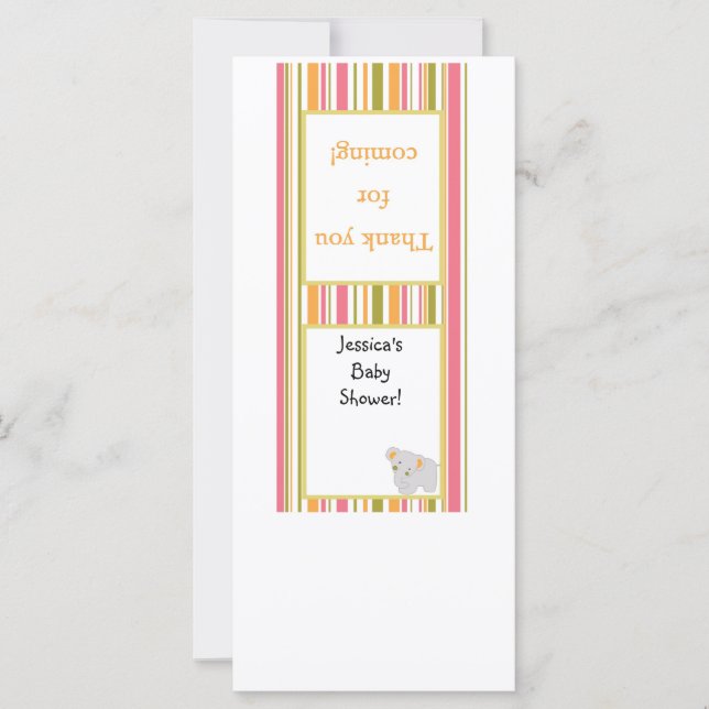 25 Lollipop Topper Tropical Punch Animals (Vorderseite)