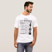 25 Lösungen zur Block-dem T - Shirt des Verfassers (Vorne ganz)