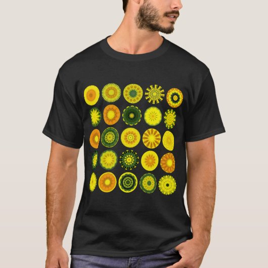 25 Mandalas I - Maßgeschneidert T-Shirt (Vorderseite)