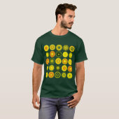 25 Mandalas I - Maßgeschneidert T-Shirt (Vorne ganz)
