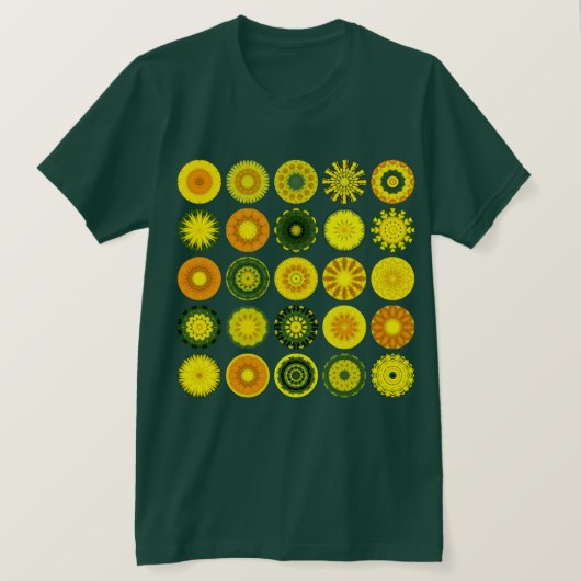 25 Mandalas I - Maßgeschneidert T-Shirt (Design vorne)