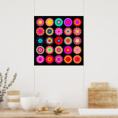 25 Mandalas II Poster (Küche)