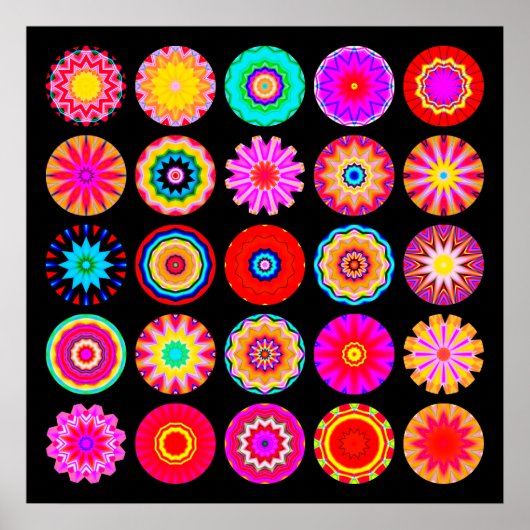 25 Mandalas II Poster (Vorne)