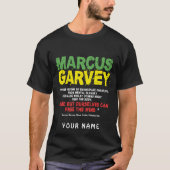 25 Marcus Garvey T-Shirt (Vorderseite)