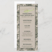 25 Menu Cards ARMY ACU Camoflauge Digitale Camoufl Menükarte (Vorne/Hinten)