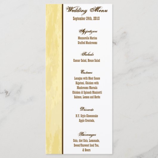 25 Menu Cards Cowboy Rodeo Steer Skull Tan Land Menükarte (Vorderseite)