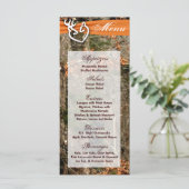 25 Menü Cards Jagen Hirschkuchen Doe Buck Camoufla Menükarte (Stehend Vorderseite)