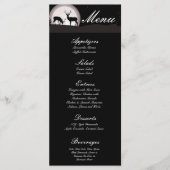 25 Menu Cards Jäger Moon Deer Buck Doe Menükarte (Vorderseite)