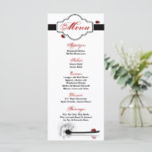 25 Menu Cards Lady Bug Dandilion Blume Insekt Menükarte (Stehend Vorderseite)