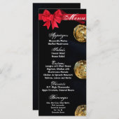 25 Menu Cards Marine Dress Blues Uniform Blood Menükarte (Vorne/Hinten)