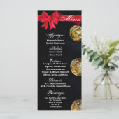 25 Menu Cards Marine Dress Blues Uniform Blood Menükarte (Stehend Vorderseite)