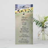 25 Menu Cards Mason Jar Kerzenhalter Land Menükarte (Stehend Vorderseite)