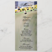 25 Menu Cards Mason Jar Kerzenhalter Land Menükarte (Vorderseite)