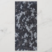 25 Menu Cards Navy DIGITAL PRINT Uniform Camouflag Menükarte (Rückseite)
