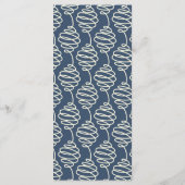 25 Menu Cards Navy Nautical Knot Anchor Blue Red Menükarte (Rückseite)