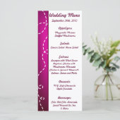 25 Menü Cards Paper Flugzeug Lila Loop Purples Menükarte (Stehend Vorderseite)