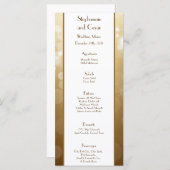 25 Menu Cards Weihnachtskupfer Weichzeichnung Menükarte (Vorne/Hinten)