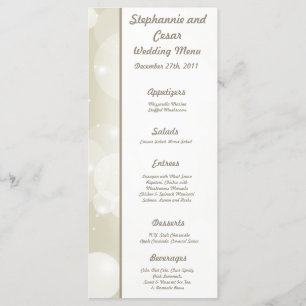 25 Menu Cards Weihnachtsstars Menükarte