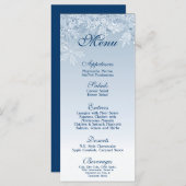 25 Menu Cards Winter Wonderland Menükarte (Vorne/Hinten)