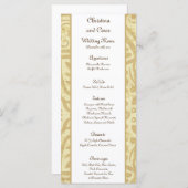 25 Menü Karte Marokkanisches Party (Vorne/Hinten)