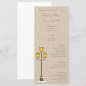 25 Menü Karten Altstadt Weihnachten (Vorne/Hinten)