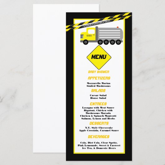 25 Menü-Karten-Bau Menükarte (Vorne/Hinten)