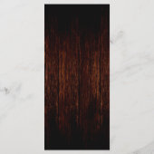 25 Menü Karten Land Dunkle Barn Wood Lace (Rückseite)