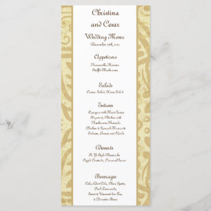 25 Menü-Karten-Marokkaner-Party Menükarte