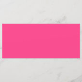 25 Menü-Karten-schwarzer Pink-Damast-Spitze-Druck Menükarte (Rückseite)