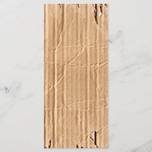 25 Menü Karten Torn Pappe Reißverschluss Box Kra (Rückseite)