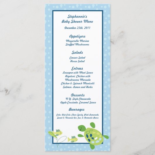 25 MENÜKARTE (Vorderseite)