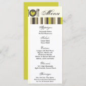 25 Menükarten Hochzeiten China Abendessen Teller B (Vorne/Hinten)