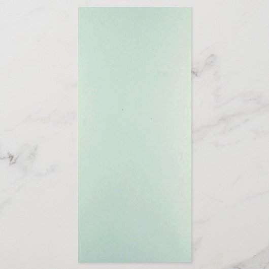 25 Menükarten Mattierter Glasspiegel Moderner Chic (Rückseite)