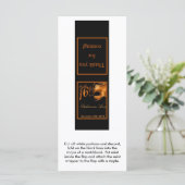 25 Mint Matchbooks Sweet 16 Orange Black (Stehend Vorderseite)