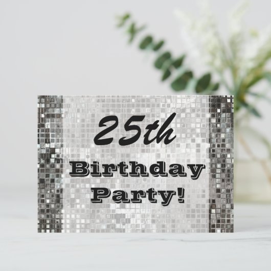 25. Oder irgendeine Einladung (Stehend Vorderseite)