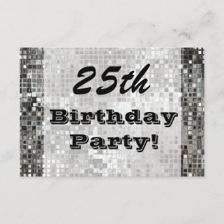 25. Oder irgendeine Einladung