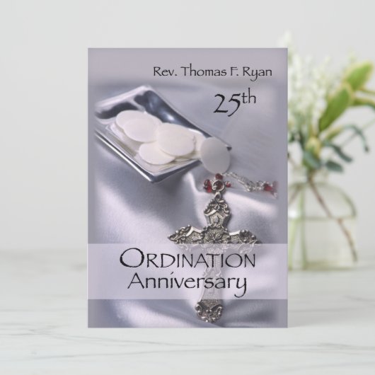 25. Ordination Einladung (Stehend Vorderseite)