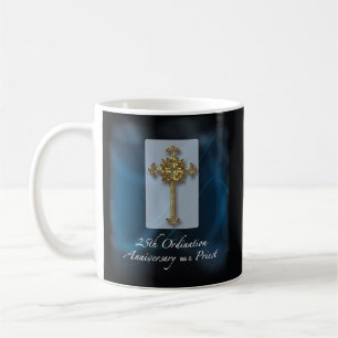 25. Ordination Jahrestag des Priesters Kaffeetasse