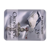 25. Ordination Jubiläum Cross Host Magnet (Horizontal)