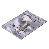 25. Ordination Jubiläum Cross Host Notizblock (Linke Seite)