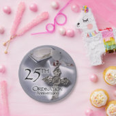 25. Ordination Jubiläum Cross Host Pappteller (Party)