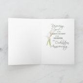 25. Ordination Jubiläum Priesterschaft Lilies Karte (Innenseite)