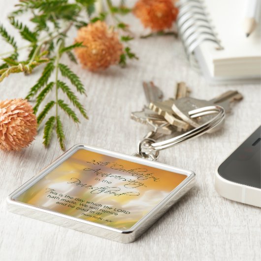 25. Ordination Jubiläum Priestertum Lilies Schlüsselanhänger (Seite)