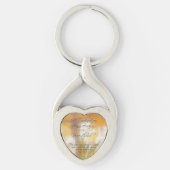 25. Ordination Jubiläum Priestertum Lilies Schlüsselanhänger (Vorderseite)